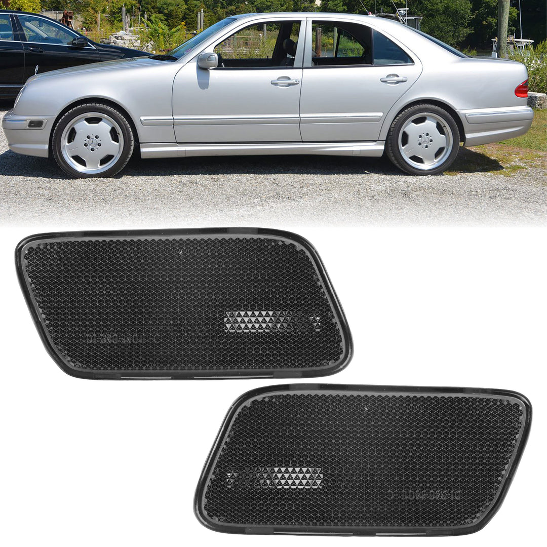 1996-2002 Mercedes E Class W210 Clear or Smoke Front Bumper Side Marker Light - Made by DEPO