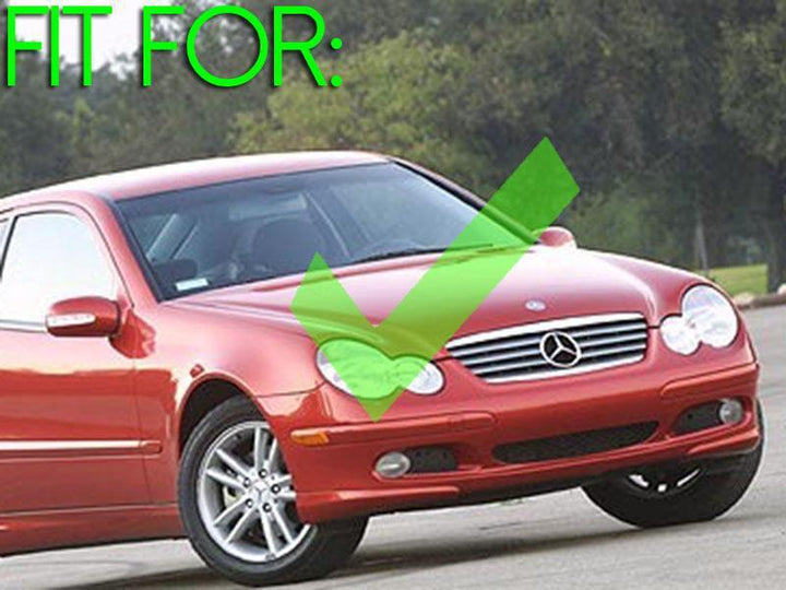 2001-2004 Mercedes C Class W203 Non-AMG C32 Models Only Glass Lens Projector Fog Light