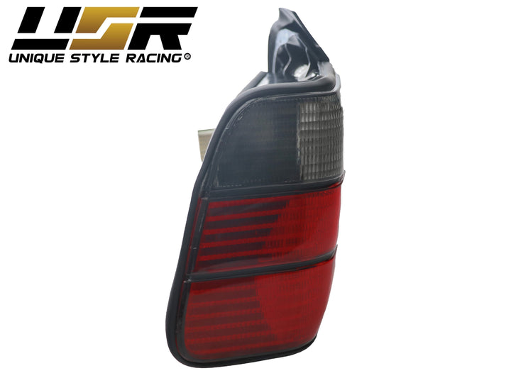 1992-1998 BMW E36 3 Series 4D Sedan Euro OEM Style Red/Clear or Red/Smoke or Full Smoke Rear Tail Light Made by DEPO