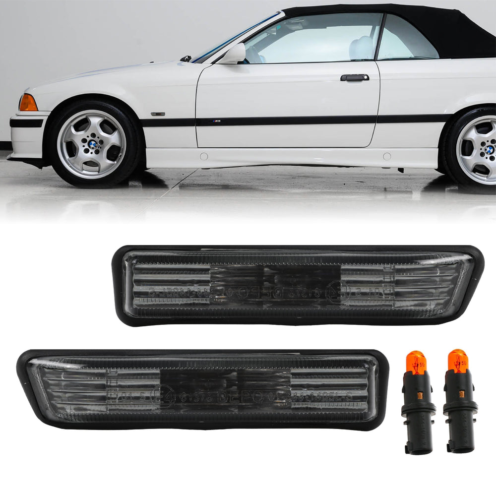 1997-1999 BMW 3 Series E36 / 2000-06 BMW E53 X5 Clear or Smoke Fender Side Marker Light - Made by DEPO