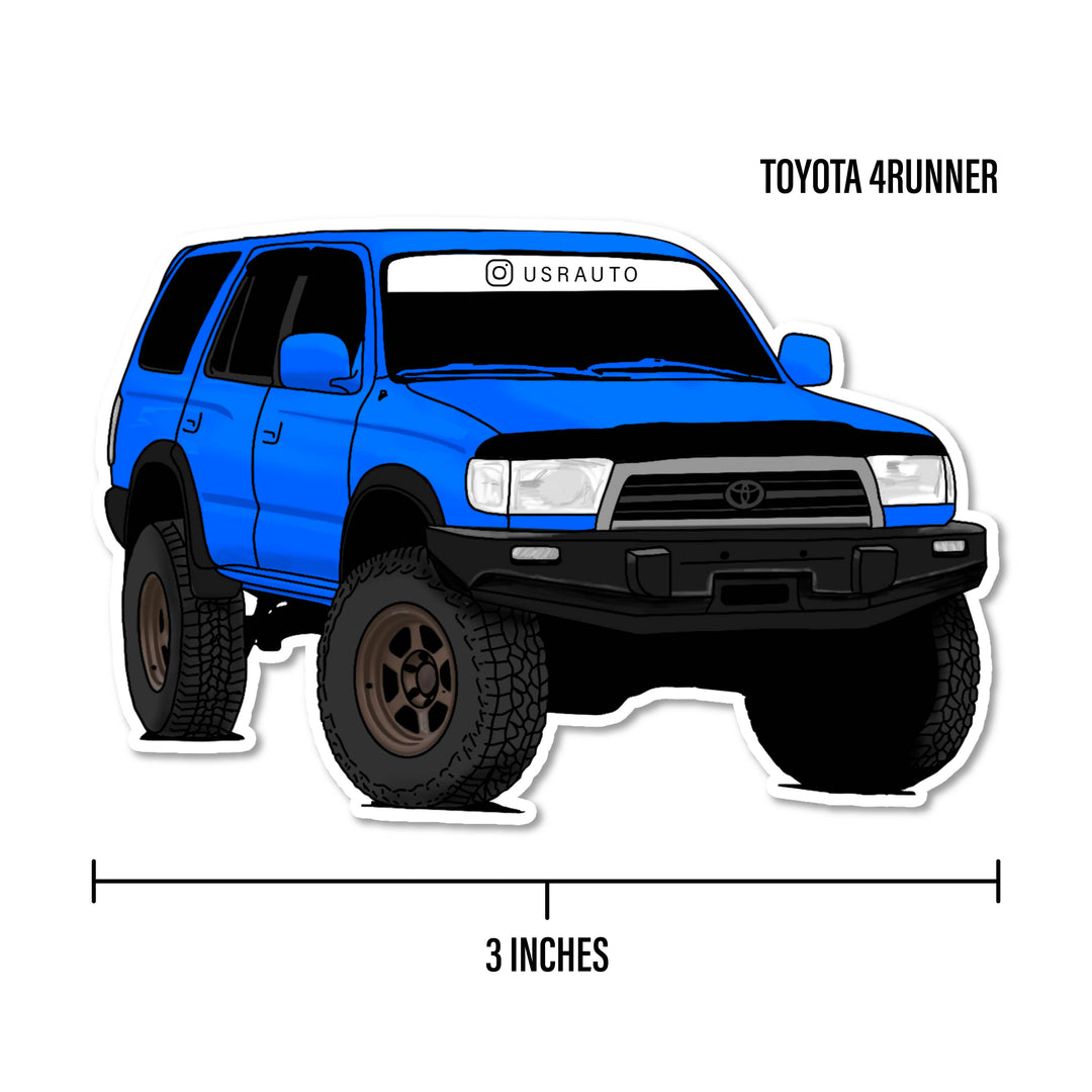 4runner Racing Decals Unique Style Racing 6 Piece Sticker Pack