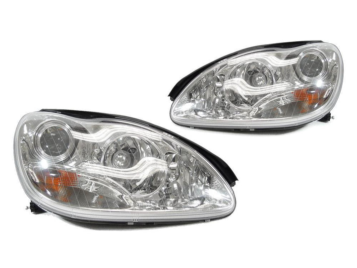 2000-2002 Mercedes Benz S Class W220 Facelift Style Projector Headlight - Made by DEPO