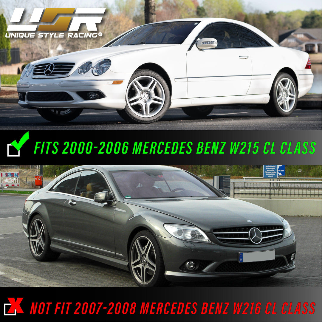 2000-2006 Mercedes CL Class W215 DEPO Clear or Smoke Front Bumper Side Marker Light