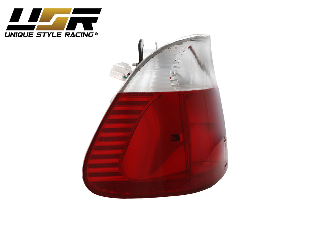 2000-2003 BMW E46 3 Series 2 Door Coupe Red/Clear or Red/Smoke LED Tail Light Made By DEPO