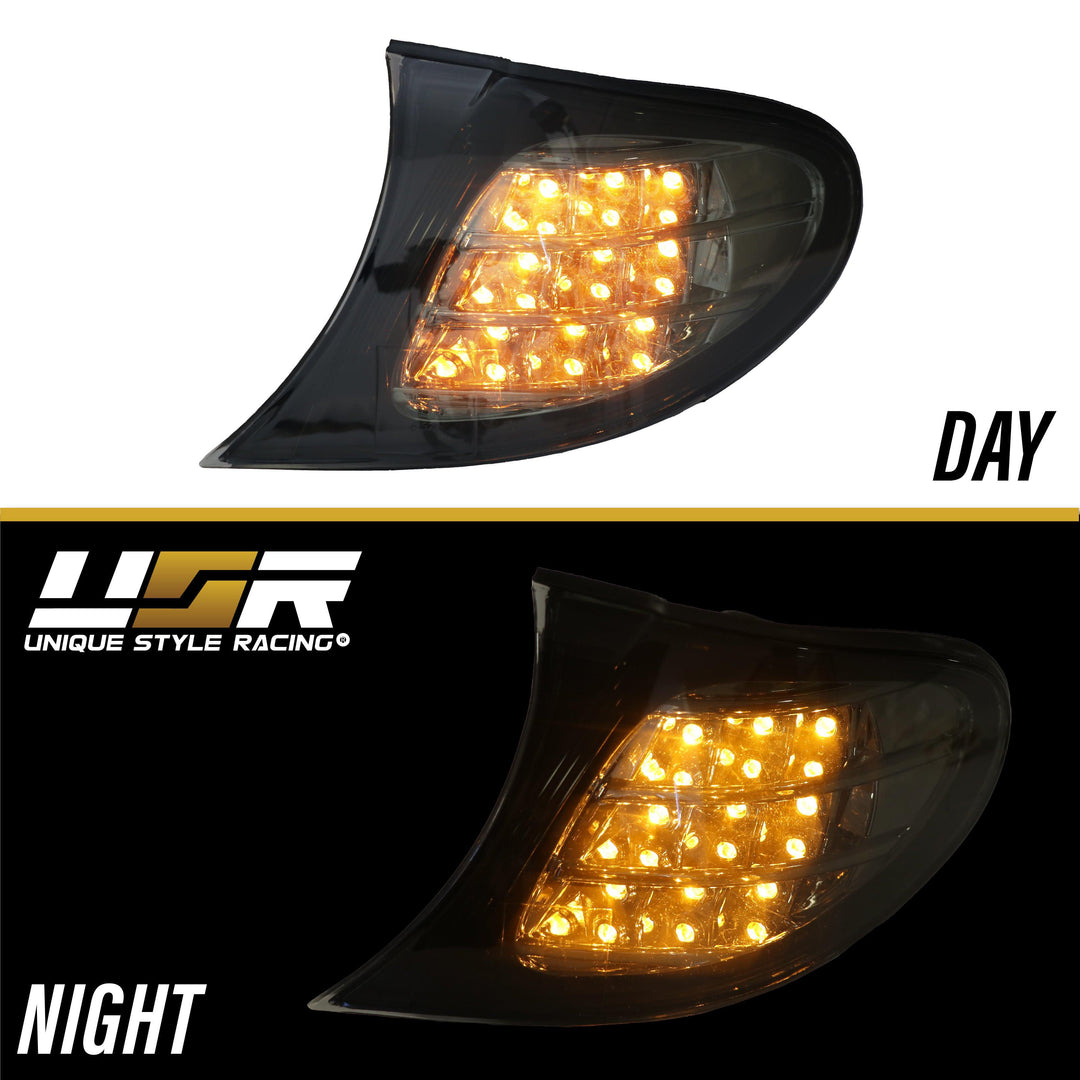 2002-2005 BMW 3 Series E46 4D / 5D LED Clear or Smoke Corner Signal Light - Made by DEPO