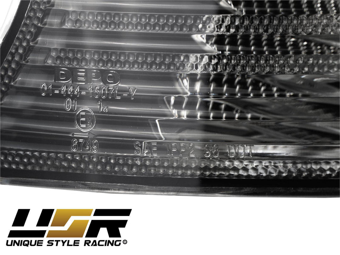 2000-2001 BMW 3 Series E46 2D / Cabrio DEPO Clip-On Clear or Smoke Corner Signal Light