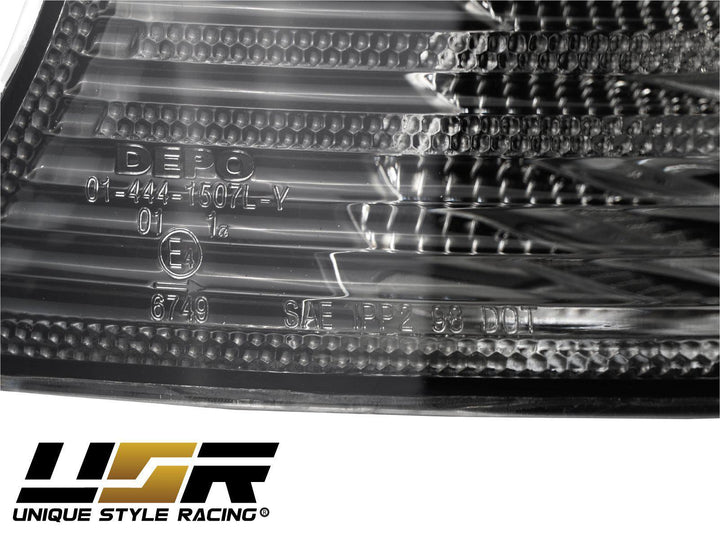 2000-2001 BMW 3 Series E46 2D / Cabrio DEPO Clip-On Clear or Smoke Corner Signal Light