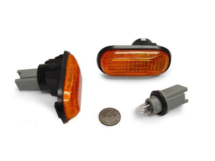 2003-2008 Honda S2000 AP1 / AP2 Roadster OR 1992-1995 JDM Civic EG Amber or Crystal Clear or Light Smoke Fender Side Marker Lights Made by DEPO