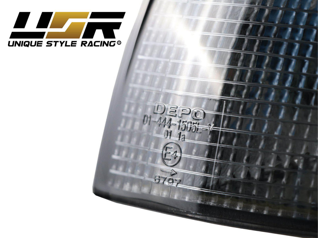 1992-1999 BMW E36 3 Series 2D Coupe / Convertible DEPO Euro Glass Clear / Smoke / Dark Smoke Corner Lights