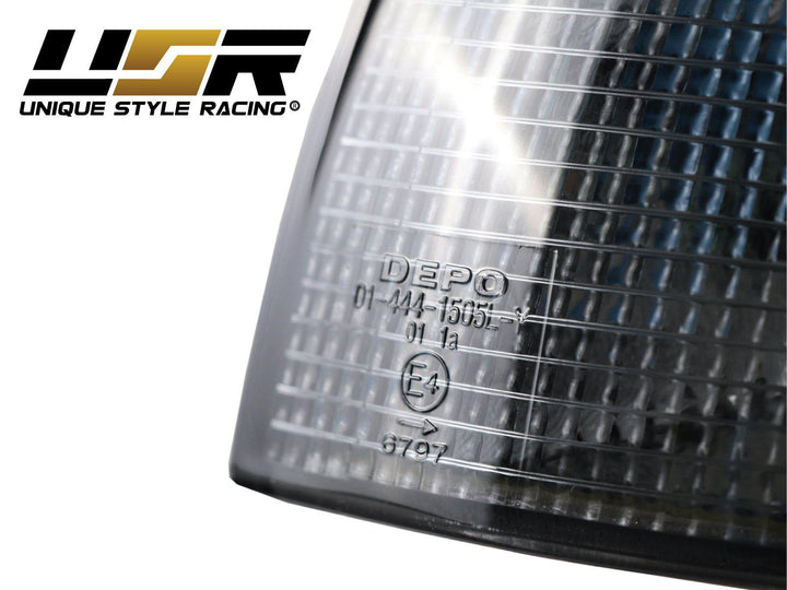1992-1999 BMW E36 3 Series 2D Coupe / Convertible DEPO Euro Glass Clear / Smoke / Dark Smoke Corner Lights