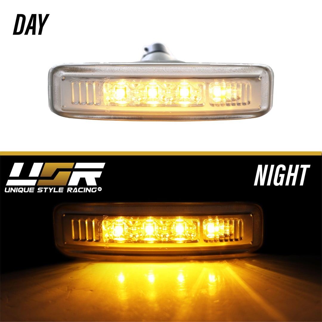 1997-2003 BMW E39 5 Series Clear or Smoke LED Side Marker Light - Made by DEPO