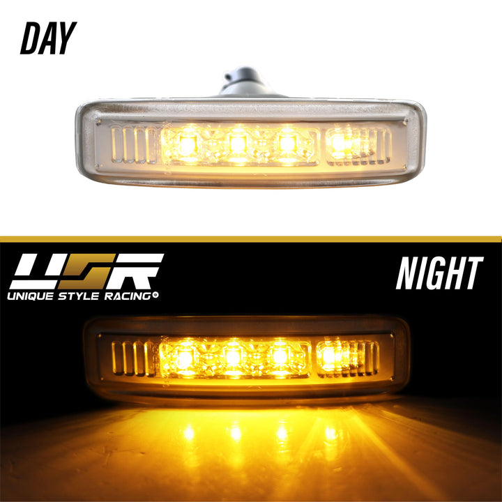 1997-2003 BMW E39 5 Series Clear or Smoke LED Side Marker Light - Made by DEPO