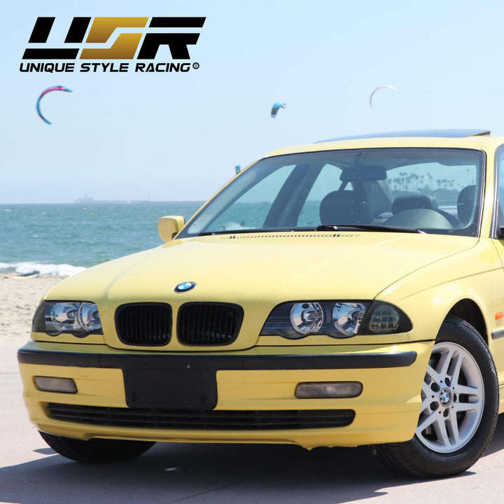 1999-2001 BMW 3 Series E46 4D / 5D Crystal Clear or Crystal Smoke Lens Amber LED Corner Signal Light - Made by DEPO