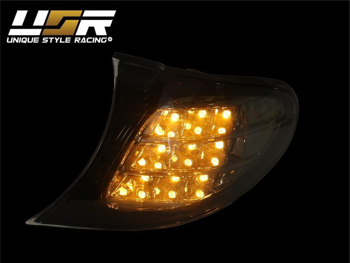 2002-2005 BMW 3 Series E46 4D / 5D LED Clear or Smoke Corner Signal Light - Made by DEPO