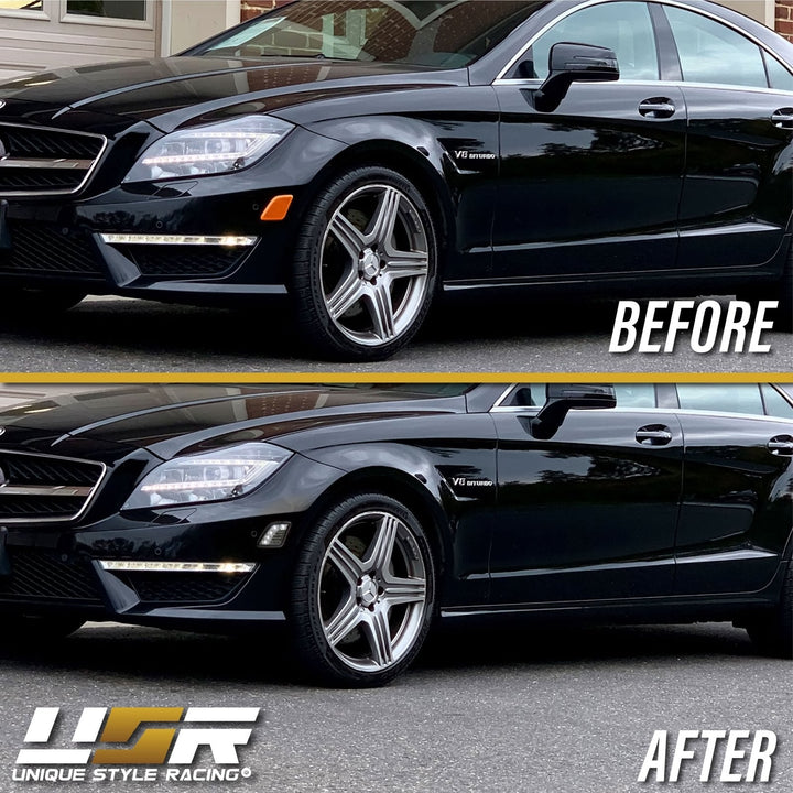 2012-2014 Mercedes CLS Class W218 AMG CLS63 DEPO LED Clear or Smoke Bumper Side Marker Light