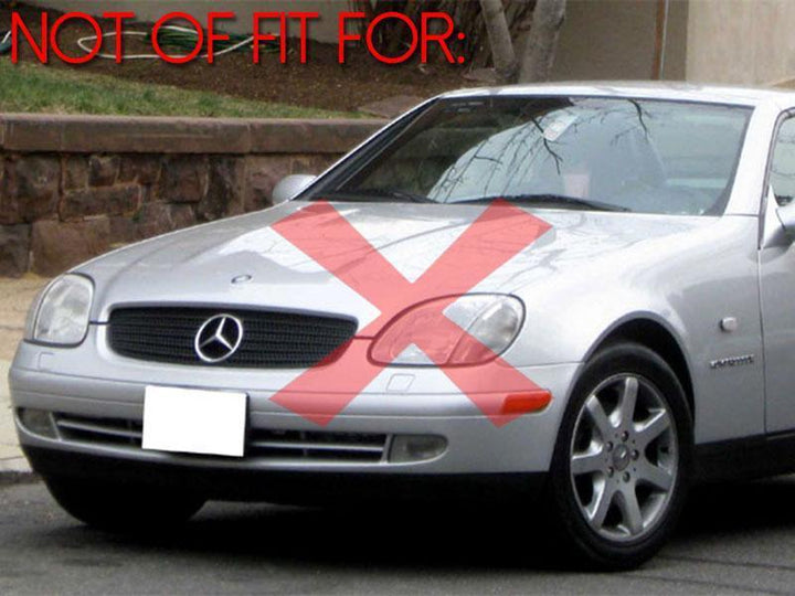 2001-2004 Mercedes SLK Class R170 Crystal OEM Replacement Fog Light - Made by DEPO