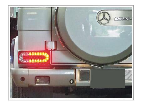 1990-2006 Mercedes G Class W463 2007+ Facelift Style LED Rear Tail Light Set - Made by Unique Style Racing