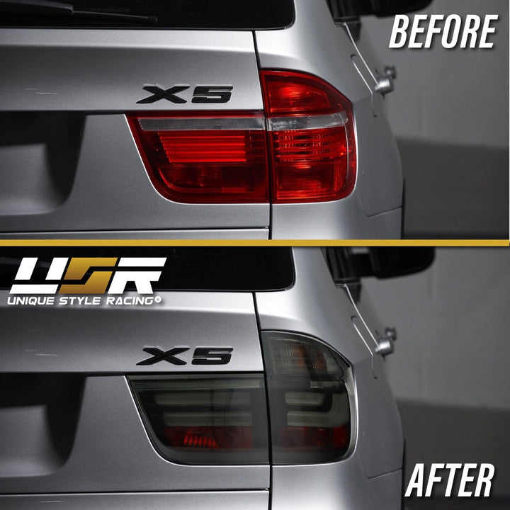 2007-2013 BMW E70 X5 OEM LCI Facelift Style Light Bar LED Smoke or Red/Clear Rear Tail Light Set Made by DEPO
