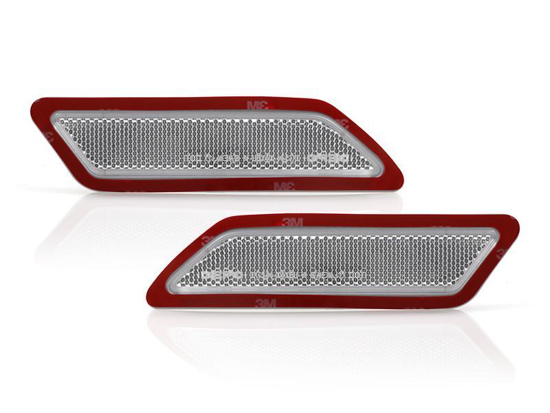 2012-2015 BMW 3 Series F30 / F31 DEPO Frosted Clear or Frosted Smoke Lens or Jet Black 668 or Glacier Silver A83 Front Bumper Reflector Light