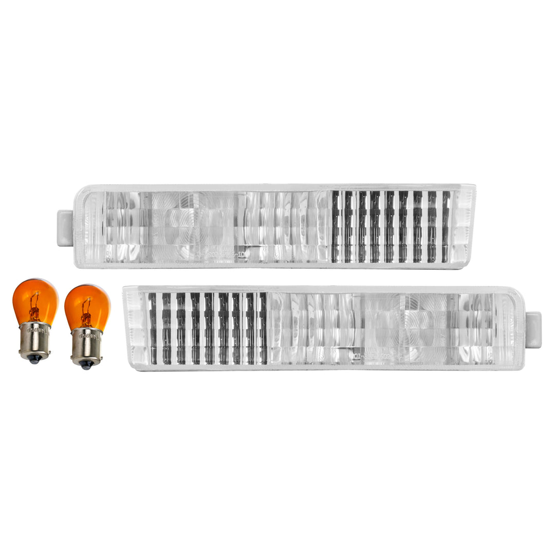 Chrome Housing All Clear lens Tail Lights