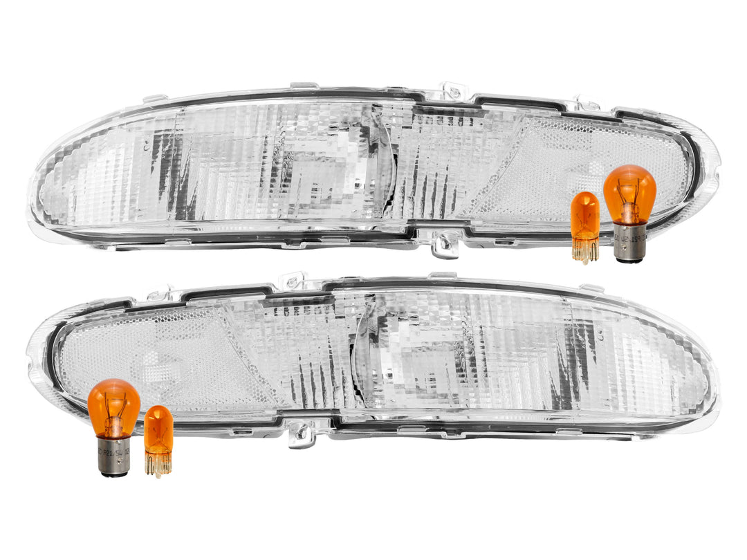1993-1997 Ford Probe Base Model 2D Coupe Clear Lens Bumper Signal Lights