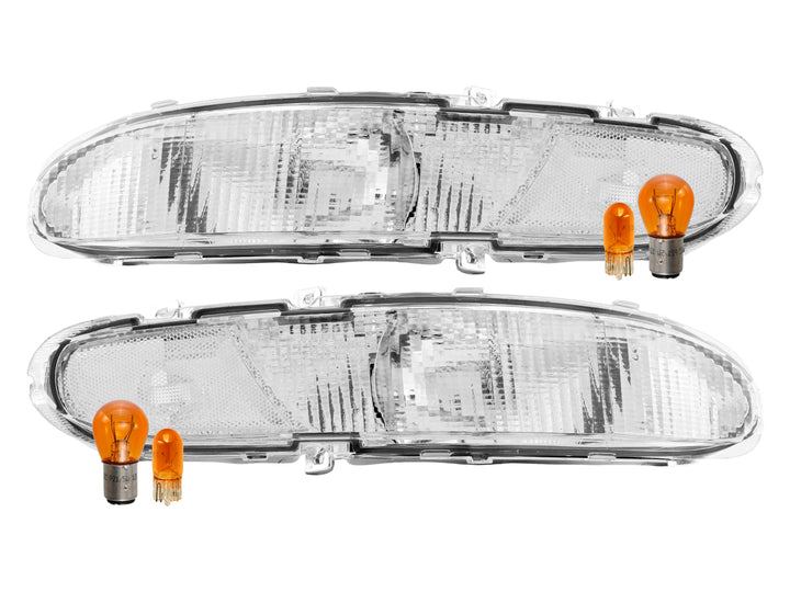 1993-1997 Ford Probe Base Model 2D Coupe Clear Lens Bumper Signal Lights