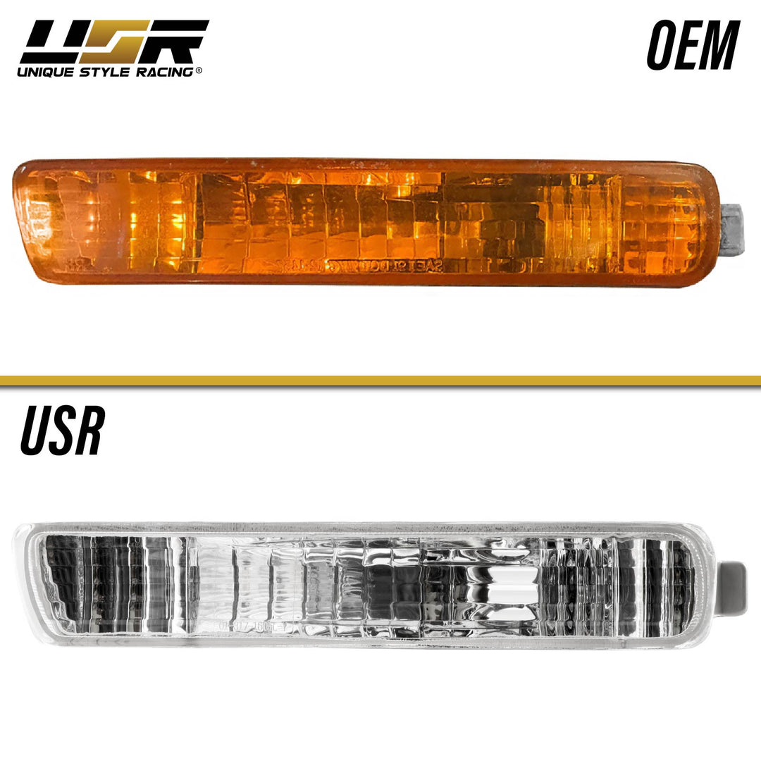 1994 1995 Honda Accord Clear, Smoke or Amber Front Bumper Signal Light 
#lens-color_clear-lens