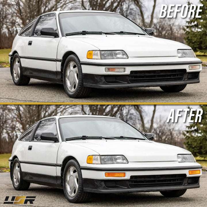 1990 1991 Honda CRX CRX Front Clear or Smoke or Amber Bumper Signal Lights
#lens-color_amber-lens
