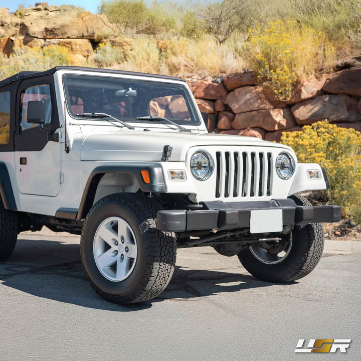 1997 1998 1999 2000 2001 2002 2003 2004 2005 2006 Jeep Wrangler TJ Clear or Smoke Bumper Signal Lights 
#lens-color_clear-lens