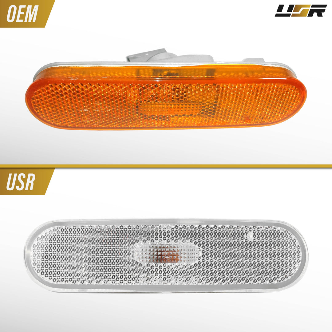 1990-1997 Mazda 323 / Protege Clear Lens Front Bumper Side Marker Lights