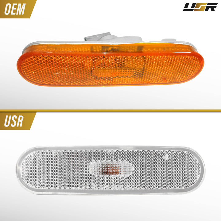 1990-1997 Mazda 323 / Protege Clear Lens Front Bumper Side Marker Lights