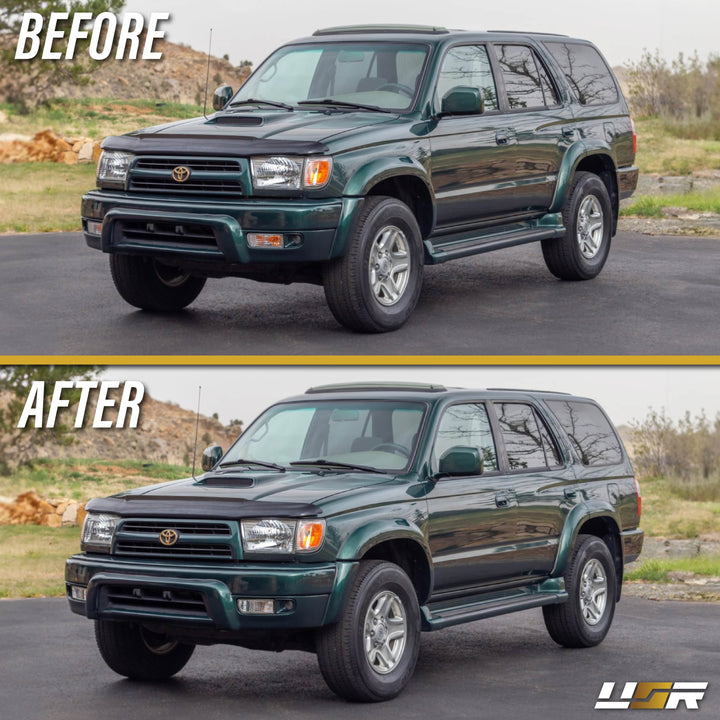 1999-2001 Toyota 4Runner All Clear Lens Front Bumper Signal Lights