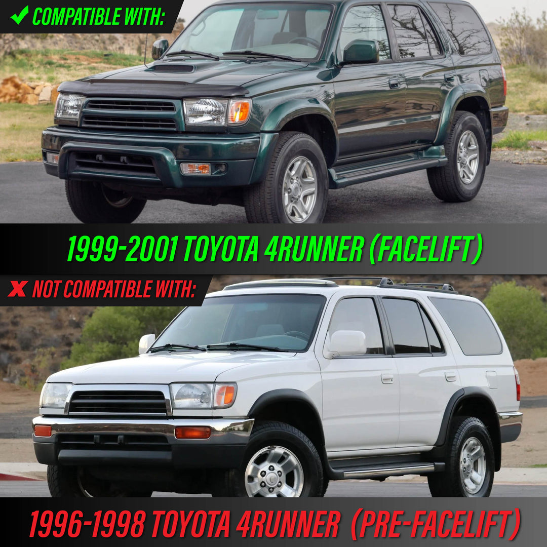 1999-2001 Toyota 4Runner All Clear Lens Front Bumper Signal Lights