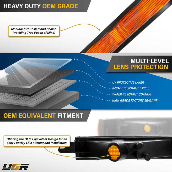 1986 1987 1988 Toyota Supra OE Frosted Amber Clear or Smoked Lens Bumper Lights

#lens-color_amber-lens