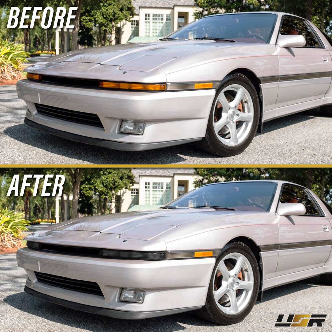 1986 1987 1988 Toyota Supra OE Frosted Amber Clear or Smoked Lens Bumper Lights

#lens-color_smoke-lens