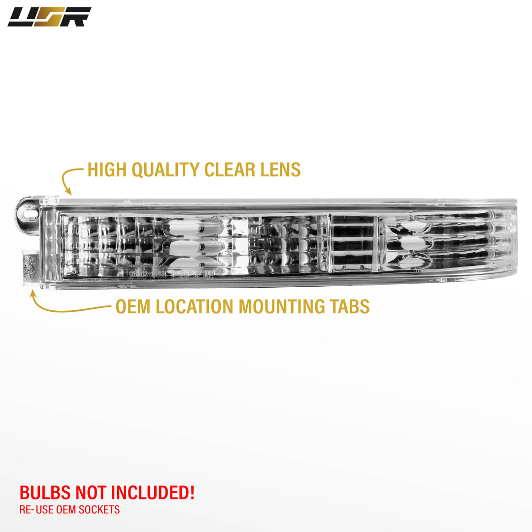 1989 1990 1991 1992 Toyota Supra MK3 Clear or Smoke Bumper Signal Lights

#lens-color_clear-lens