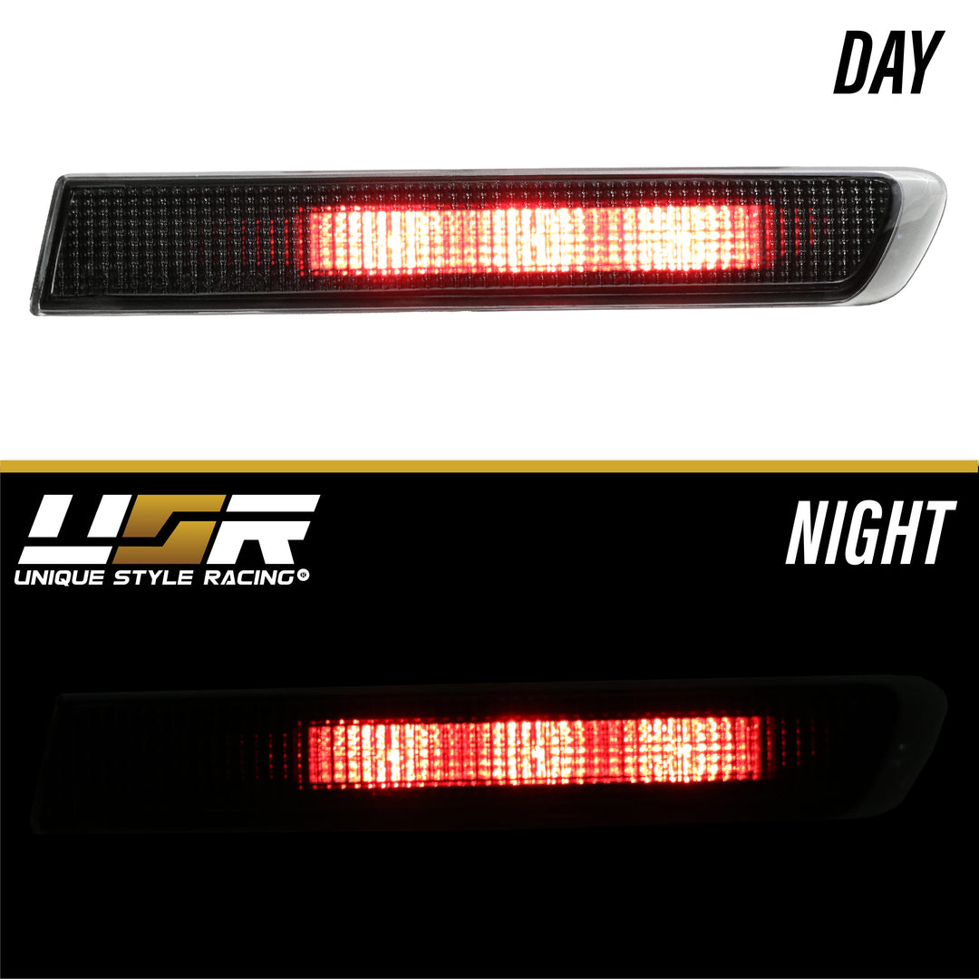 2004-2008 Acura TL OEM Replica Smoke Lens Red LED Rear Side Marker Lights