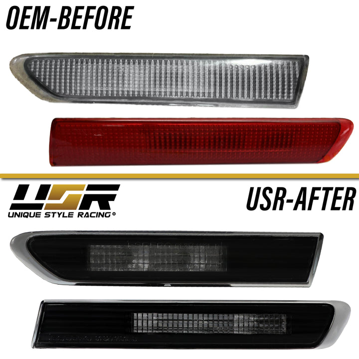 2004 - 2008 Acura TL NSX Style Black Housing Clear Lens Light Smoke Diffuser LED Light Bar Tail Light

#optional-items_tail-lights-with-4pcs-smoke-side-marker-lights