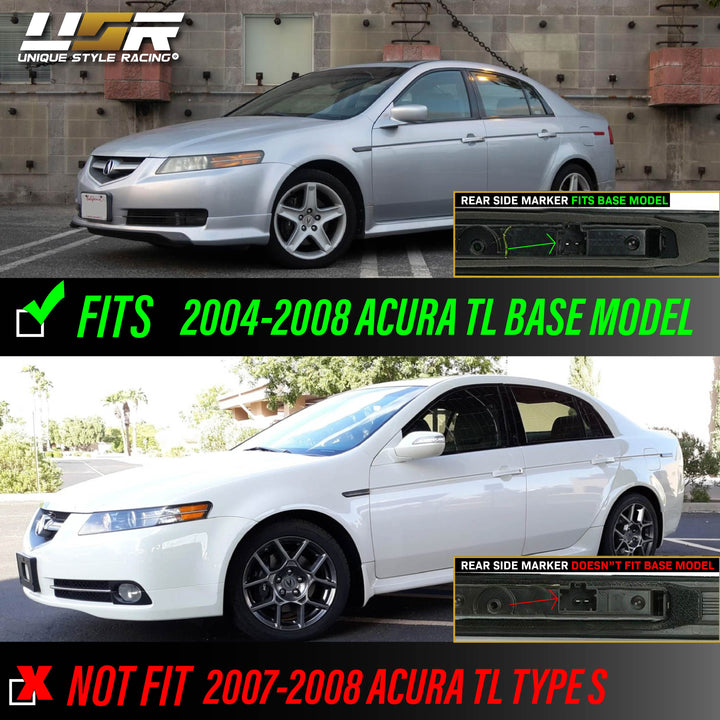 2004 - 2008 Acura TL NSX Style Black Housing Clear Lens Light Smoke Diffuser LED Light Bar Tail Light

#optional-items_tail-lights-with-4pcs-smoke-side-marker-lights