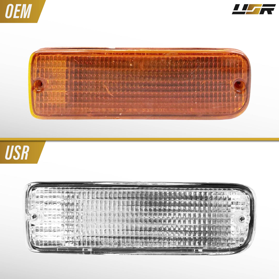 1996-1998 Toyota 4Runner Clear Lens Front Bumper Signal Lights