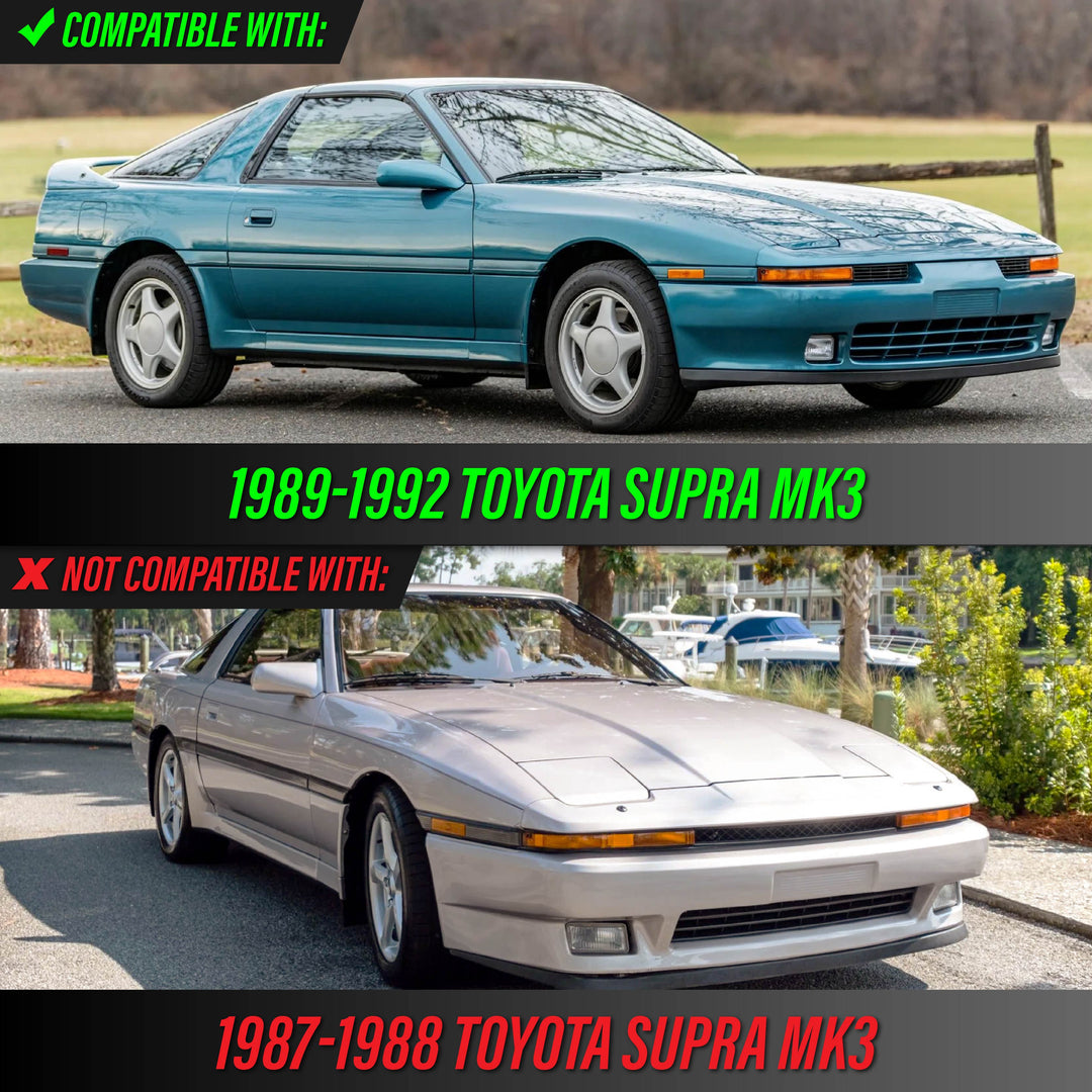 1989 1990 1991 1992 Toyota Supra MK3 Clear or Smoke Bumper Signal Lights

#lens-color_smoke-lens