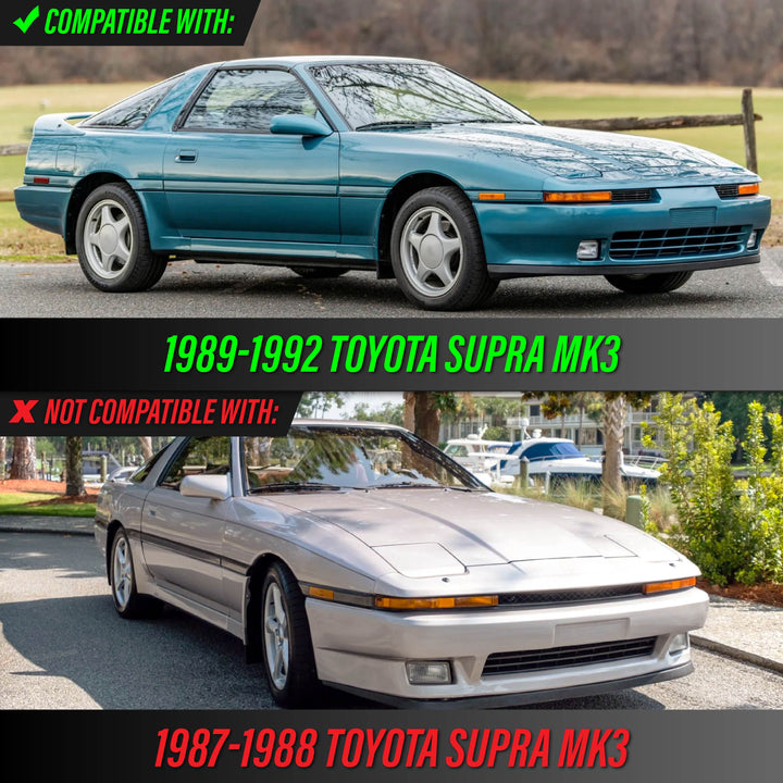 1989 1990 1991 1992 Toyota Supra MK3 Clear or Smoke Bumper Signal Lights

#lens-color_smoke-lens