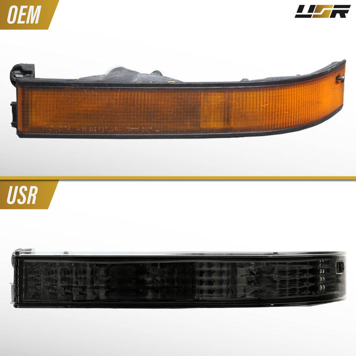 1989 1990 1991 1992 Toyota Supra MK3 Clear or Smoke Bumper Signal Lights

#lens-color_smoke-lens