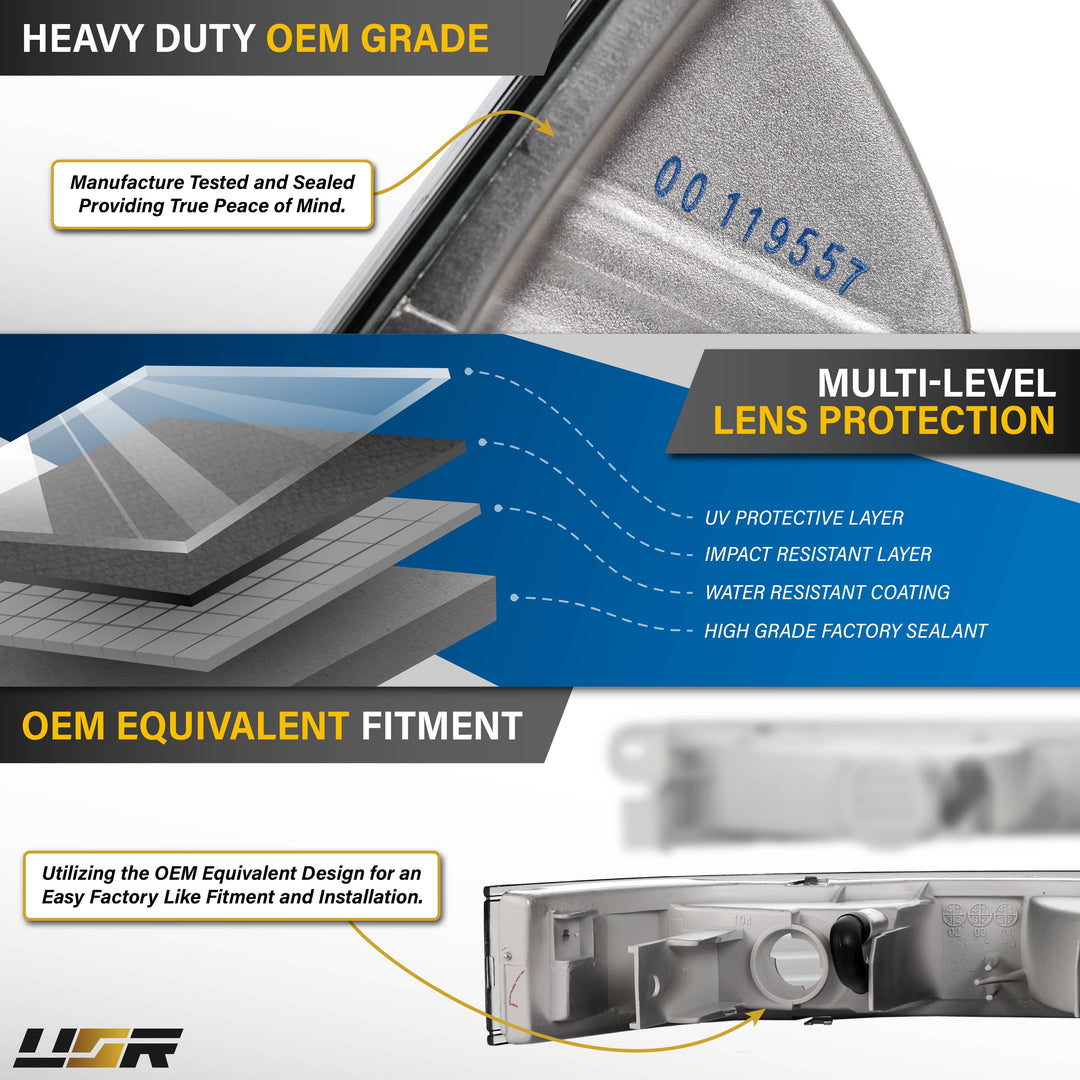 1989 1990 1991 1992 Toyota Supra MK3 Clear or Smoke Bumper Signal Lights

#lens-color_smoke-lens