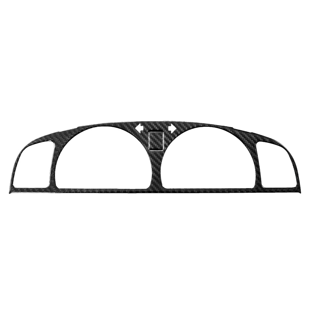 1999-2002 Toyota 4Runner Black Carbon Fiber Gauge Bezel For Instrument Cluster