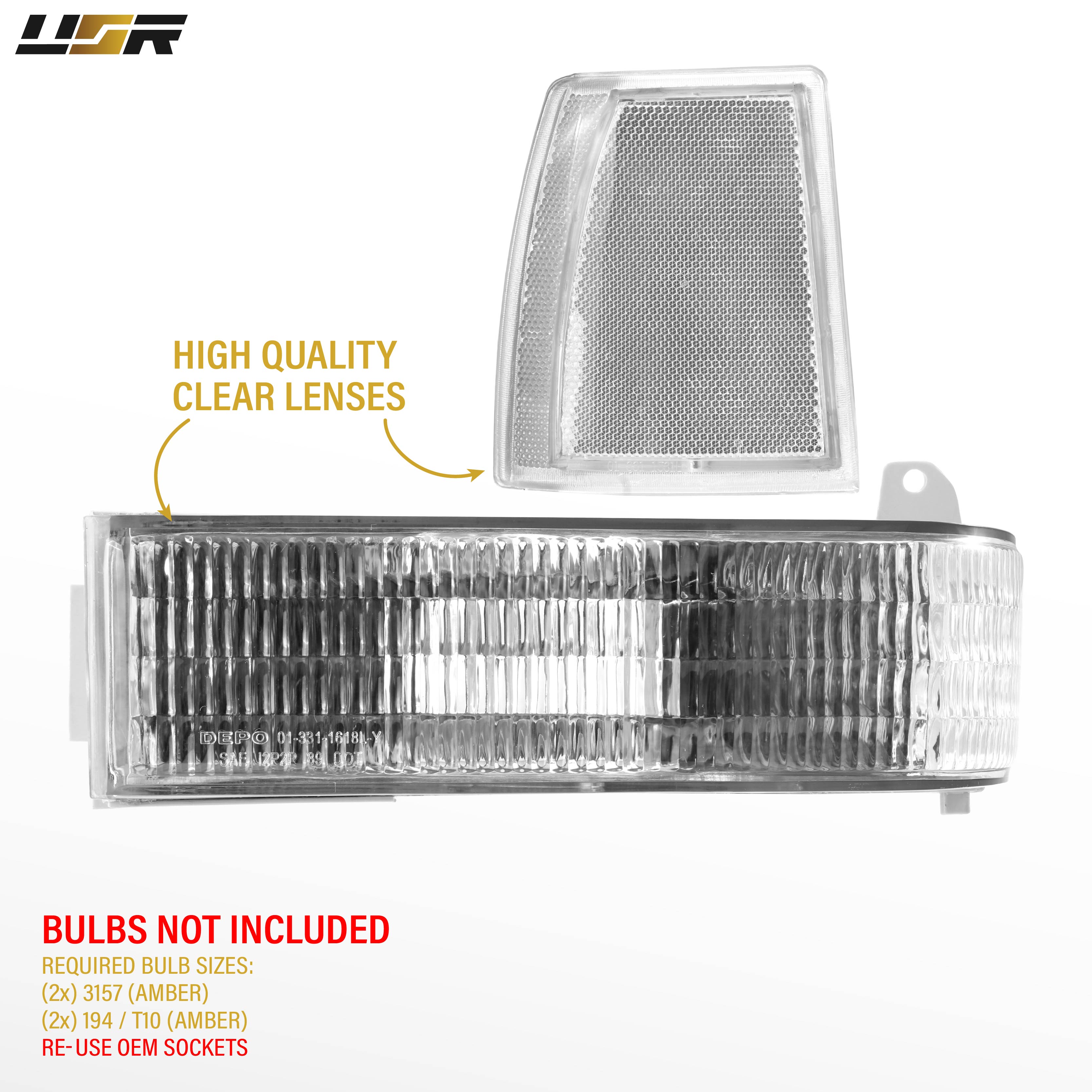 1989-1990 Ford Bronco II & 1989-1995 Ford Ranger All Clear Lens