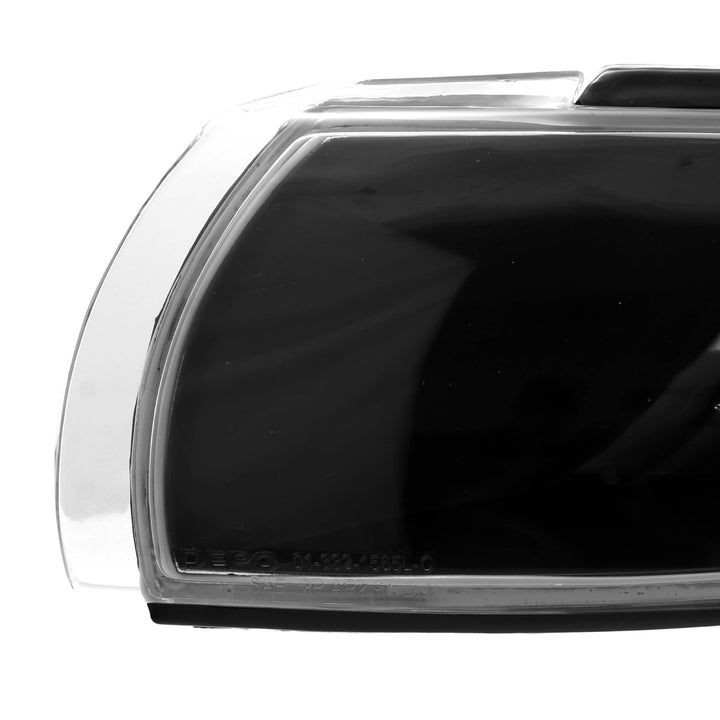 1995-1999 Pontiac Grand Prix Black Housing Crystal Clear Lens Corner Lights