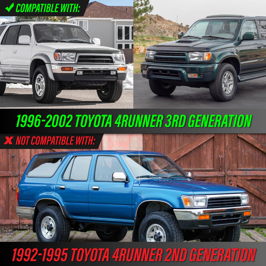 1999 2000 2001 2002 Toyota 4Runner Clear OR Amber Lens Front Corner Signal Lights

#lens-color_amber-lens