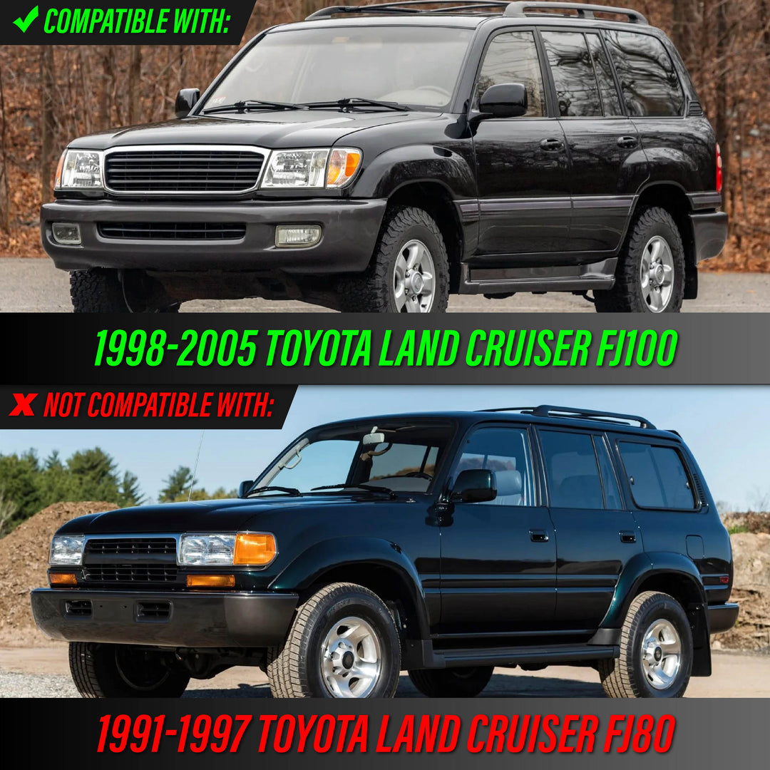 1998-2005 Toyota Land Cruiser Clear Lens Corner Lights