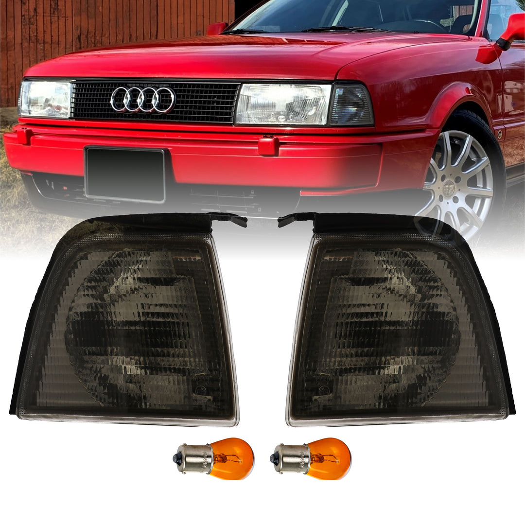 1989-1991 Audi 80 / 90 / B3 / B4 Smoke Lens Front Corner Signal Light